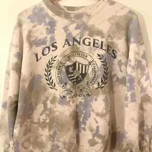 Women's Hollister Medium Tye Dye 'Los Angeles' 90's Style Sweatshirt